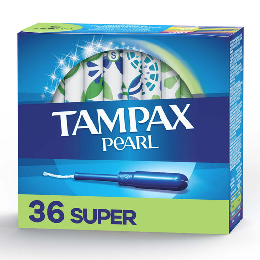 Tampax Pearl Tampons Super Absorbency with LeakGuard Braid - Unscented - 36ct (Please be advised that sets may be missing pieces or otherwise incomplete.)