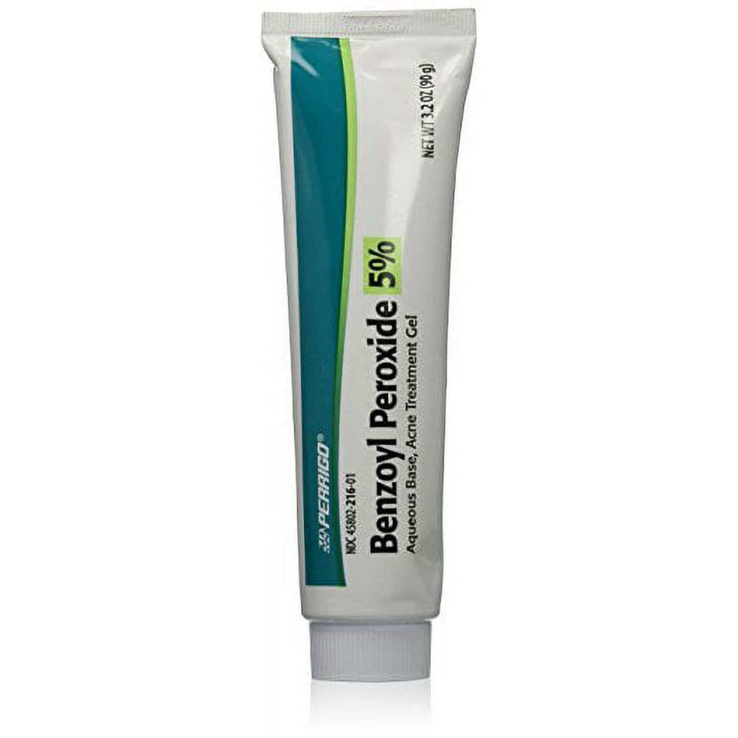 Perrigo Benzoyl Peroxide 5 Percent Large 90 gram Tube of Acne Treatment Gel