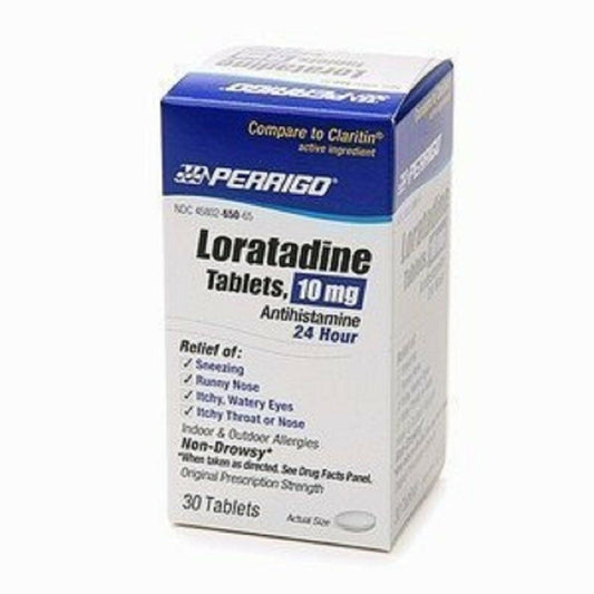 Perrigo Loratadine Tablets, 10 mg, 30 Count