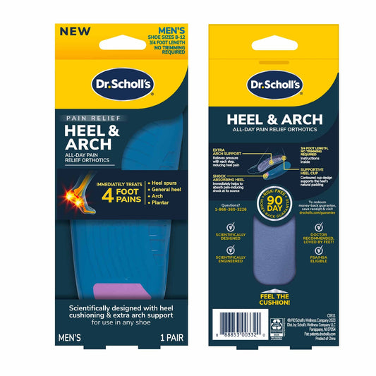 Heel & Arch All-Day Pain Relief Orthotics