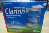 Claritin 24 Hr NonDrowsy Allergy Tabs 10mg 70 ea