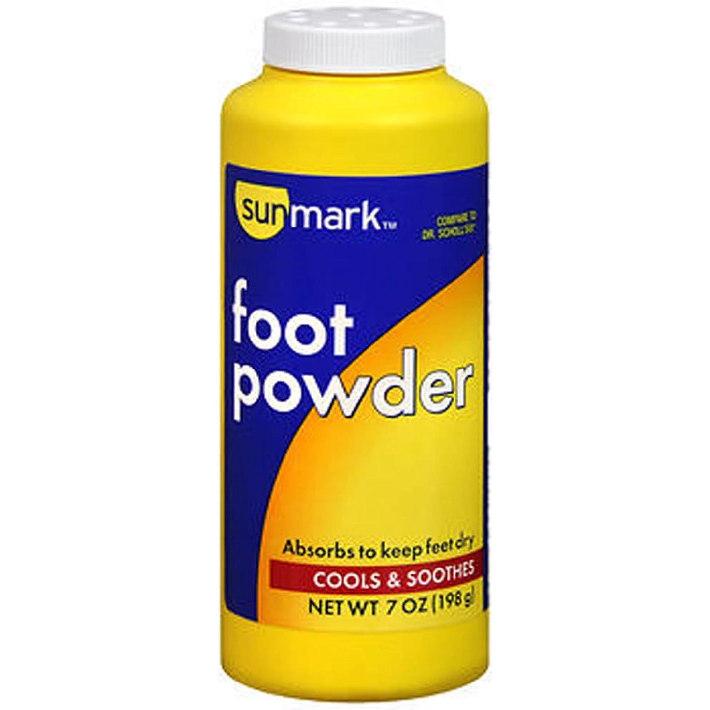 Sunmark Foot Powder, 7 Oz.
