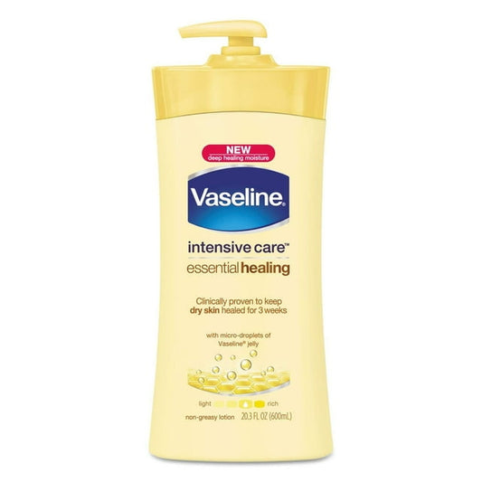 Vaseline Intensive Care Essential Healing Non Greasy Skin Lotion, 20.3 Oz