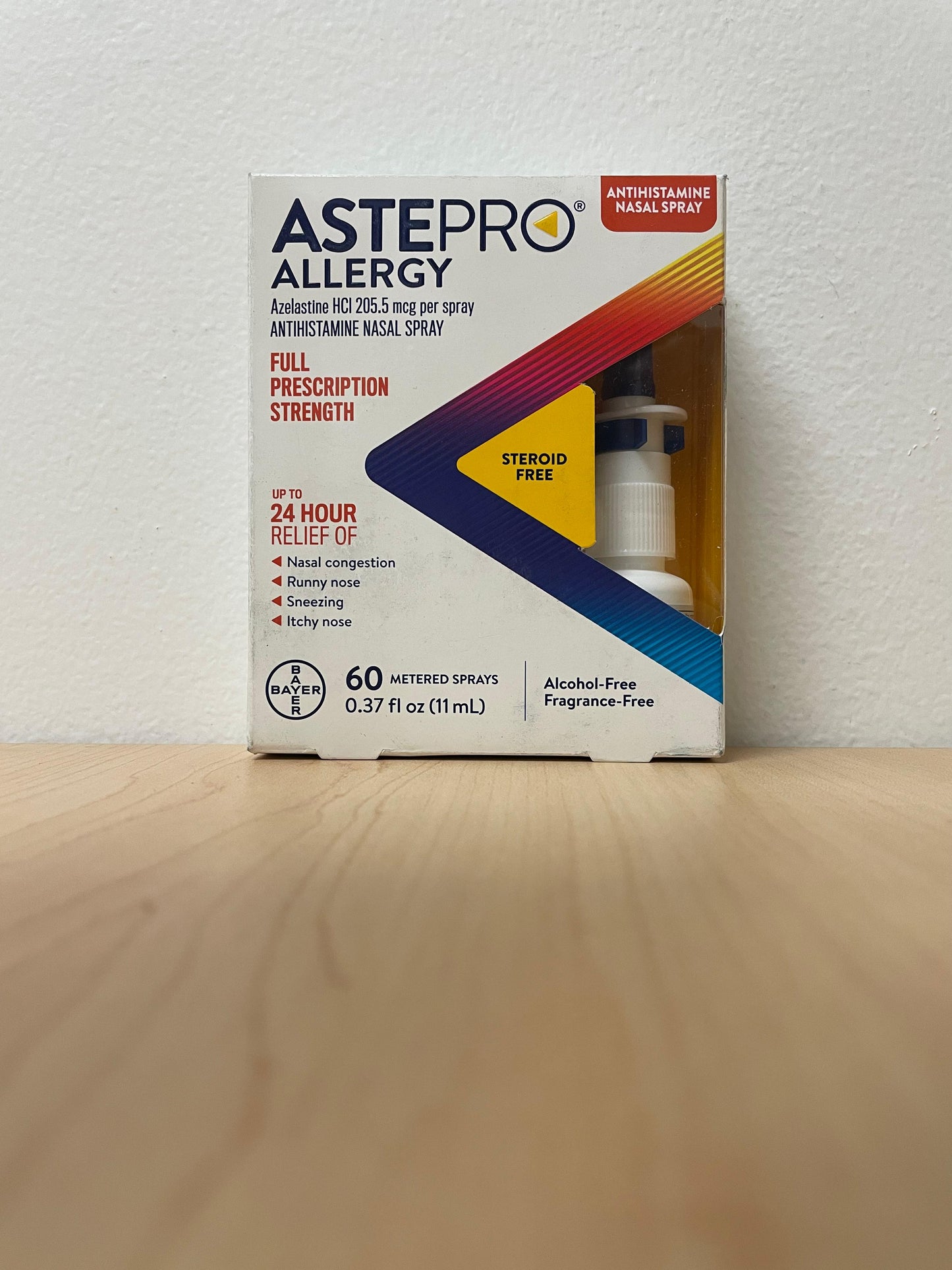 Astepro Allergy Nasal Spray, 60 Metered Sprays - 0.37 fl oz