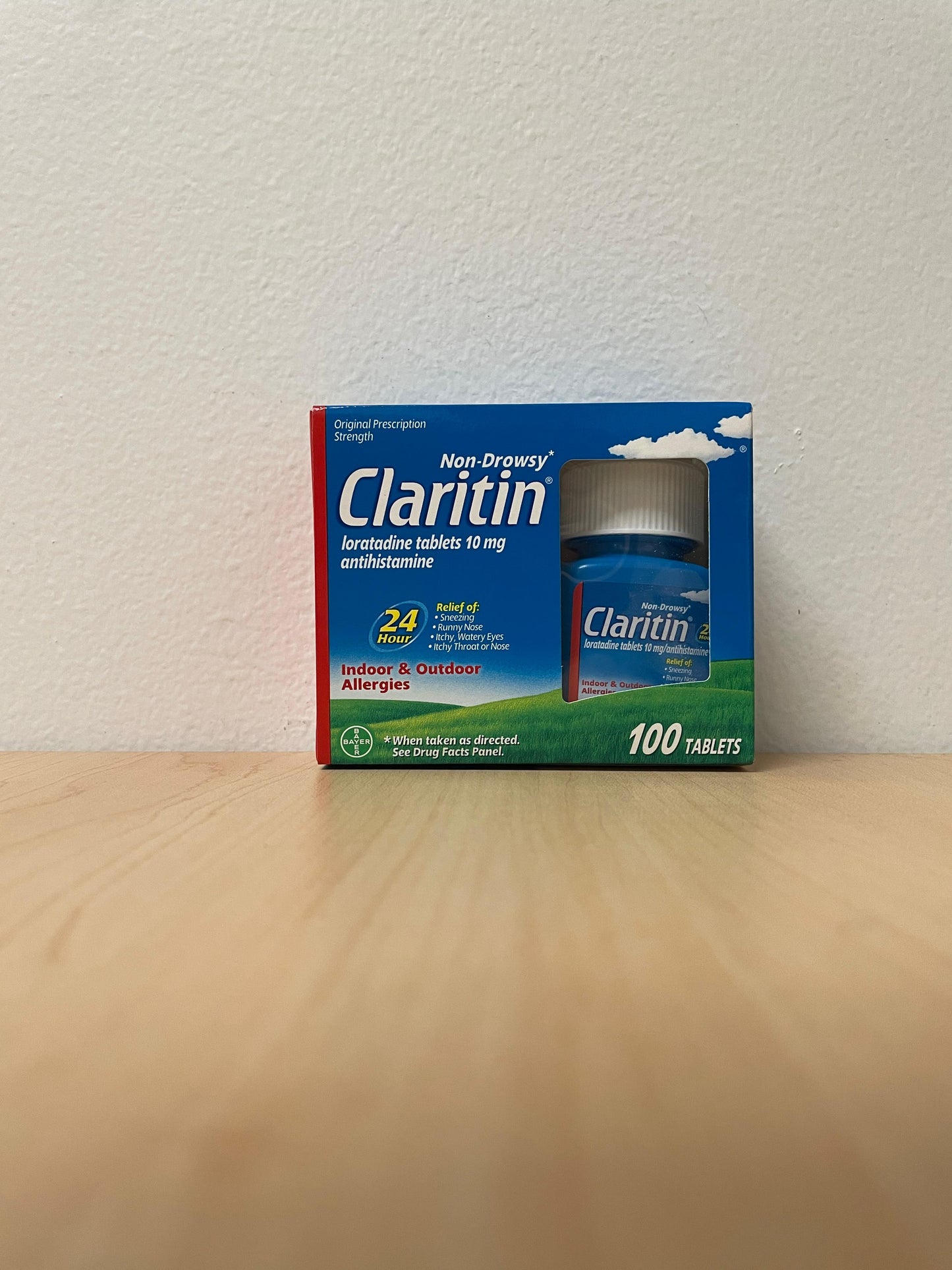 Claritin 100  tablets - 10 mg - 24 hours Exp 08/24