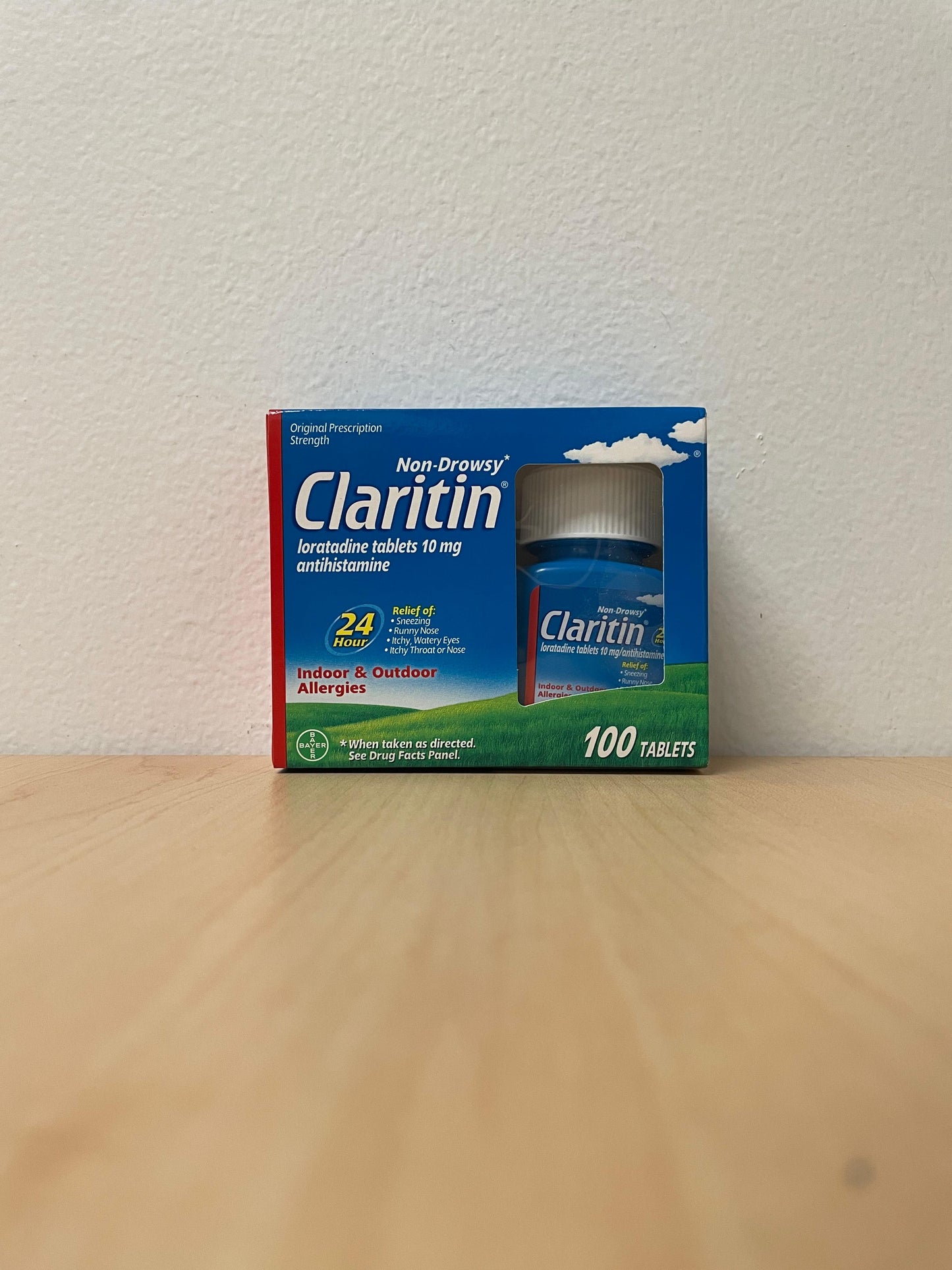 Claritin 100  tablets - 10 mg - 24 hours Exp 08/24