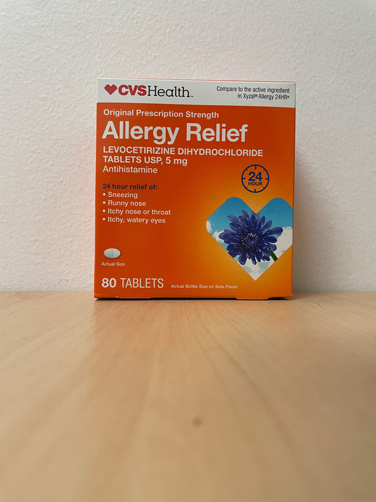 ALLERGY Relief -Generic Xyzal 80 tablets  Exp 11/24