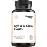 Wholesome Story Myo-Inositol & D-Chiro Inositol Capsules, Supports Healthy Hormone Levels, Menstrual Cycles, Ovarian Health, 120ct (Please be advised that sets may be missing pieces or otherwise incomplete.)