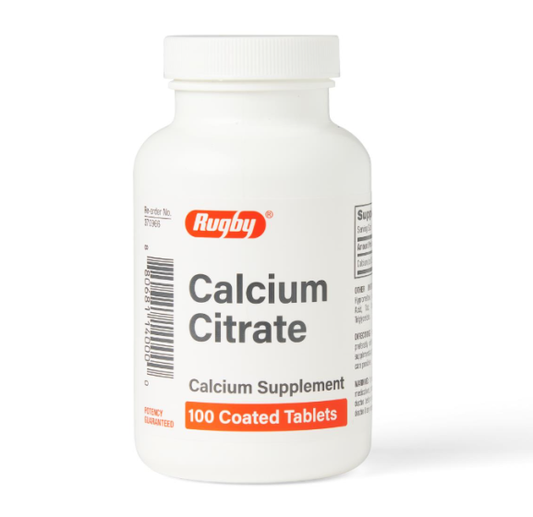 Calcitrate Calcium Citrate Tablets 200mg 100Ct