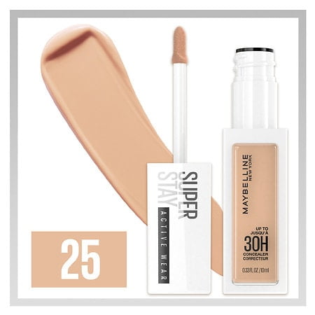 25  Maybelline SuperStay Longwear Liquid Concealer, Up to 30 Hour Wear - 0.33 fl oz pack 2