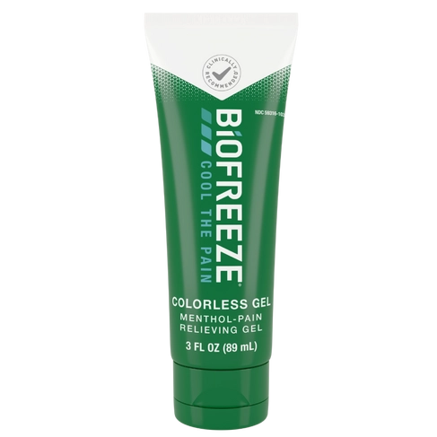 BIOFREEZE? PAIN RELIEF GEL, 3 FL OZ. TUBE, COLORLESS