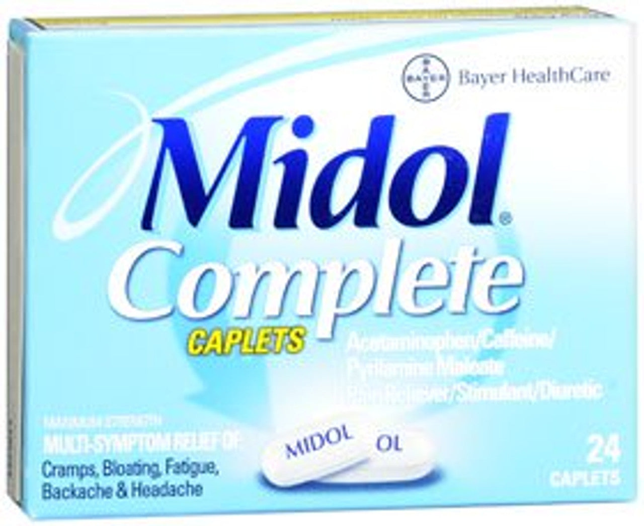 Midol? Complete Acetaminophen / Caffeine / Pyrilamine Maleate Cramp Relief #12843015859
