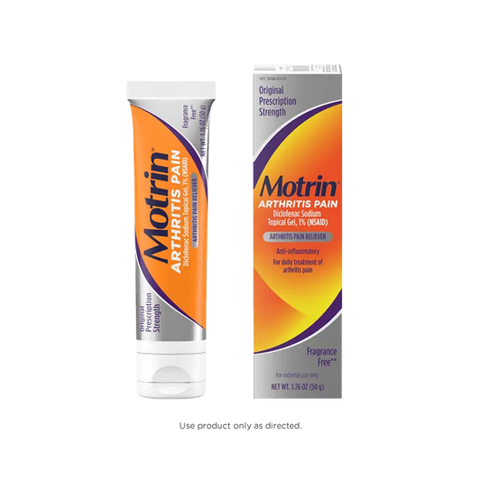 MOTRIN? Arthritis Pain Relief Diclofenac Sodium Topical Gel 1% for Joint Pain & Inflammation Relief