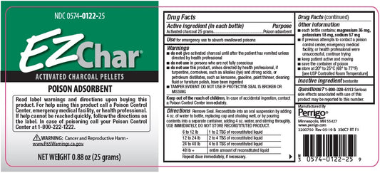 EZ CHAR- activated charcoal pellet