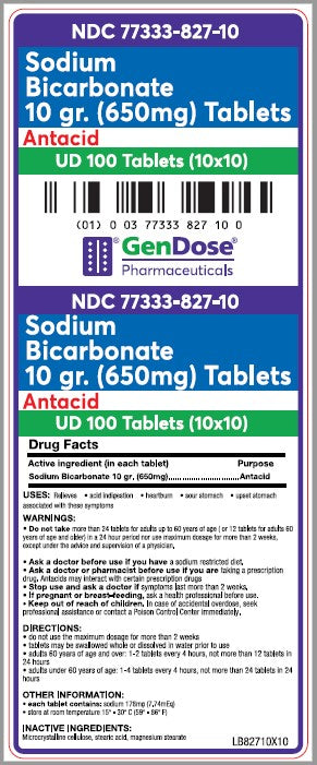 Sodium Bicarbonate 10 gr (650 mg) TABLETS (77333-827)