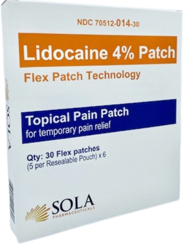 Lidocaine Patch, 4% (OTC)