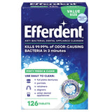 Efferdent? Plus Mint Anti-Bacterial Dental Appliance Cleanser Tablets