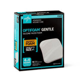 Optifoam Gentle Silicone/Foam Dressing No Border 4x4 10Ct