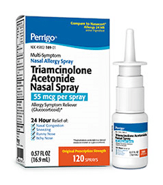 Triamcinolone Acetonide Nasal Spray 55 mcg per spray