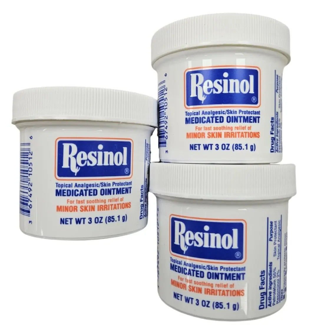Resinol Ointment Jar - 3 oz (3 Pack)