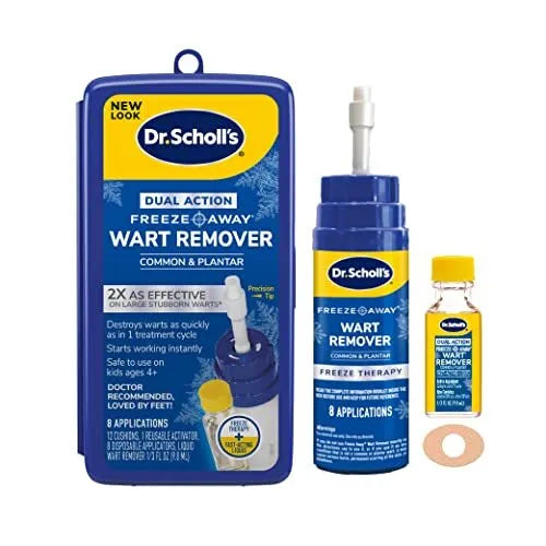 2 Pack - Dr. Scholl's Freeze Away Wart Remover With 8 Application Treatments