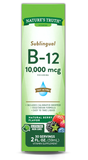 Nature's Truth Vitamin Supplement Sublingual B-12 10,000mcg Natural Berry 2 Oz