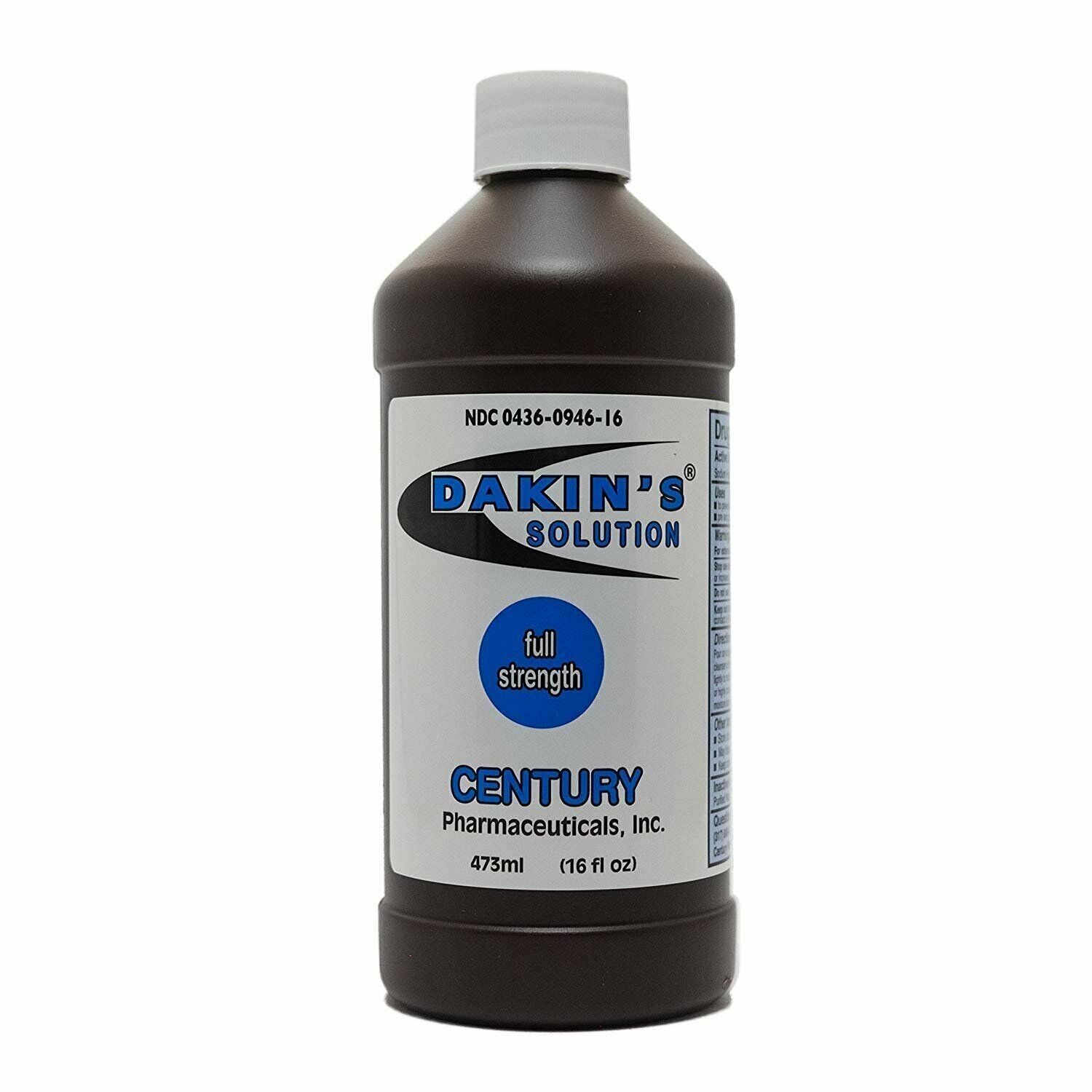 Dakin's Solution Full Strength Sodium Hypochlorite Wound Cleanser 16 Oz 3   