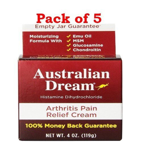 Australian Dream Arthritis Pain Relief Cream Moisturizing Formula 4 Oz    5