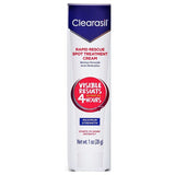 Clearasil Acne Spot Treatment Cream Rapid Rescue Maximum Strength Medication 1oz