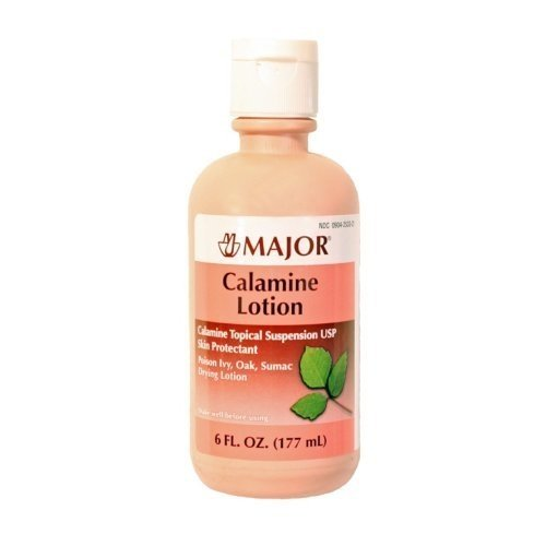 Major Calamine Topical Suspension Drying Lotion Skin Protectant Itch Relief 6oz