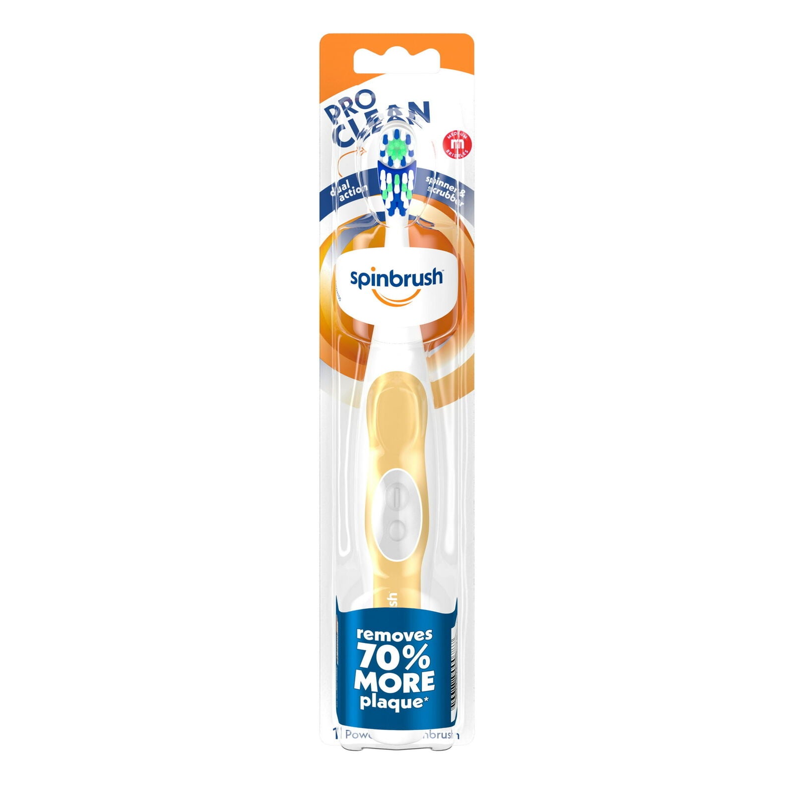 Arm & Hammer Spinbrush Pro Series Daily Clean Powered Toothbrush Medium 1 Count