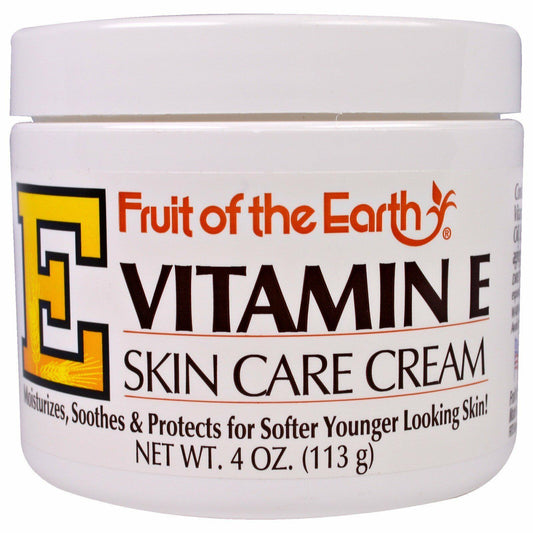 Fruit of the Earth Vitamin E Moisturizer and Soothing Skin Care Cream 4 Fl Oz