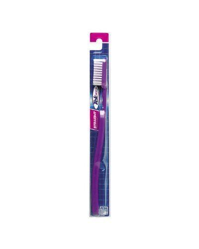 Tek Pro Professional Toothbrush Firm Straight Head Easy Grip Handle Control 1ct