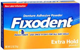 Fixodent Denture Adhesive Powder Extra Hold Airtight Seal Easy Use 2.7oz 6   