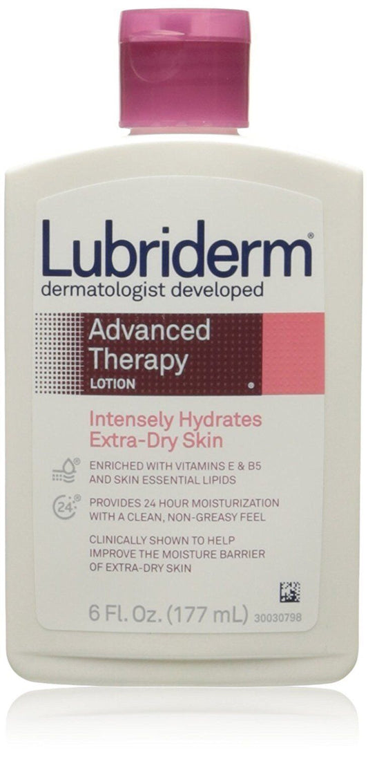 Lubriderm Body Lotion Advanced Therapy Intensely Hydrates Extra Dry Skin 6 oz
