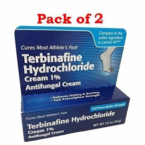 Taro Terbinafine Hydrochloride 1% Antifungal Cream Athlete's Foot 0.5 oz 2
