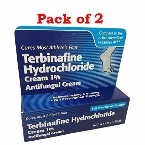 Taro Terbinafine Hydrochloride 1% Antifungal Cream Athlete's Foot 0.5 oz 2   