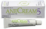 Anecream 5 Lidocaine 5% Anorectal Cream Topical Anesthetic Pain Relief 15 gram