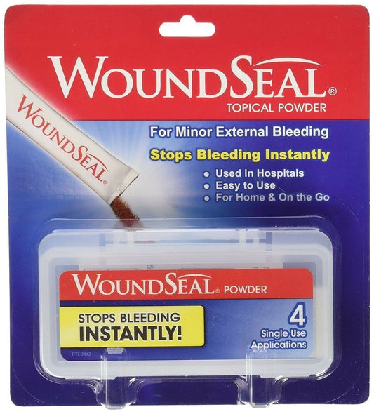 Woundseal Powder Minor External Bleeding Easy to Use Single Use Effective 4 Each