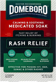 Domeboro Calming & Soothing Medicated Soak Rash Relief Powder   ets 12 Count