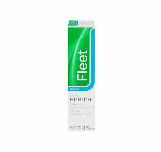 Fleet Enema Saline Laxative Soft Flexible Comfortip Easy Squeeze 4.5oz 48   