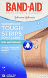 Band-Aid Tough Strips Adhesive Bandages Waterproof & Durable Extra Large 10 ct