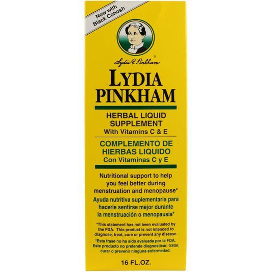 Lydia Pinkham Menstruation & Menopause Nutritional Support Liquid 16oz