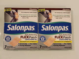 Salonpas Pain Relief flex Patch lido 7 patches (2pk bundle)