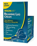 Magnilife Relaxing Leg Cream Pain Reliever Nighttime Sleep Aid Non Greasy 4 oz
