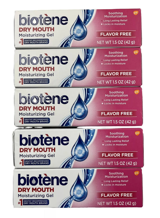 BIOTENE Dry Mouth GEL 1.5oz Flavor Free __