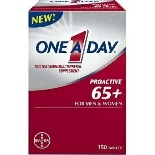 One A Day Multivitamin Multimineral Supplement Tablets Proactive 65+ 150 Count