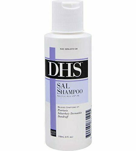 DHS SAL Scalp Shampoo Psoriasis Seborrheic Dermatitis & Dandruff Relief 4 Ounce