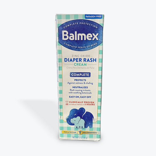 Zinc Oxide Diaper Rash Cream Complete Protection Baby Ointment 2 oz 