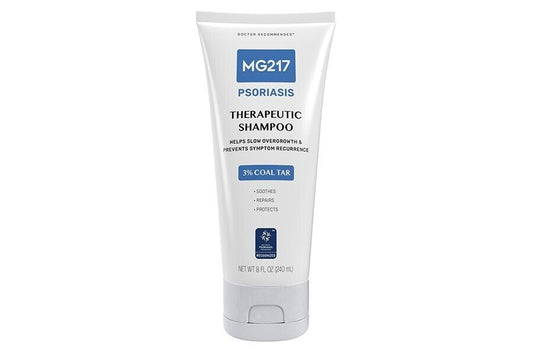 MG217 Psoriasis Therapeutic Shampoo 3% Coal Tar 8oz